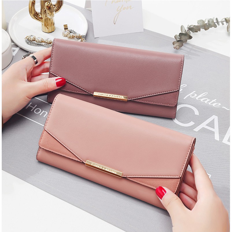 Ví Nữ Cầm Tay 💖𝐅𝐑𝐄𝐄 𝐒𝐇𝐈𝐏💖 Ví Nữ Dài Cao Cấp Classic & Modern Siêu ĐẸP (VDD-44)