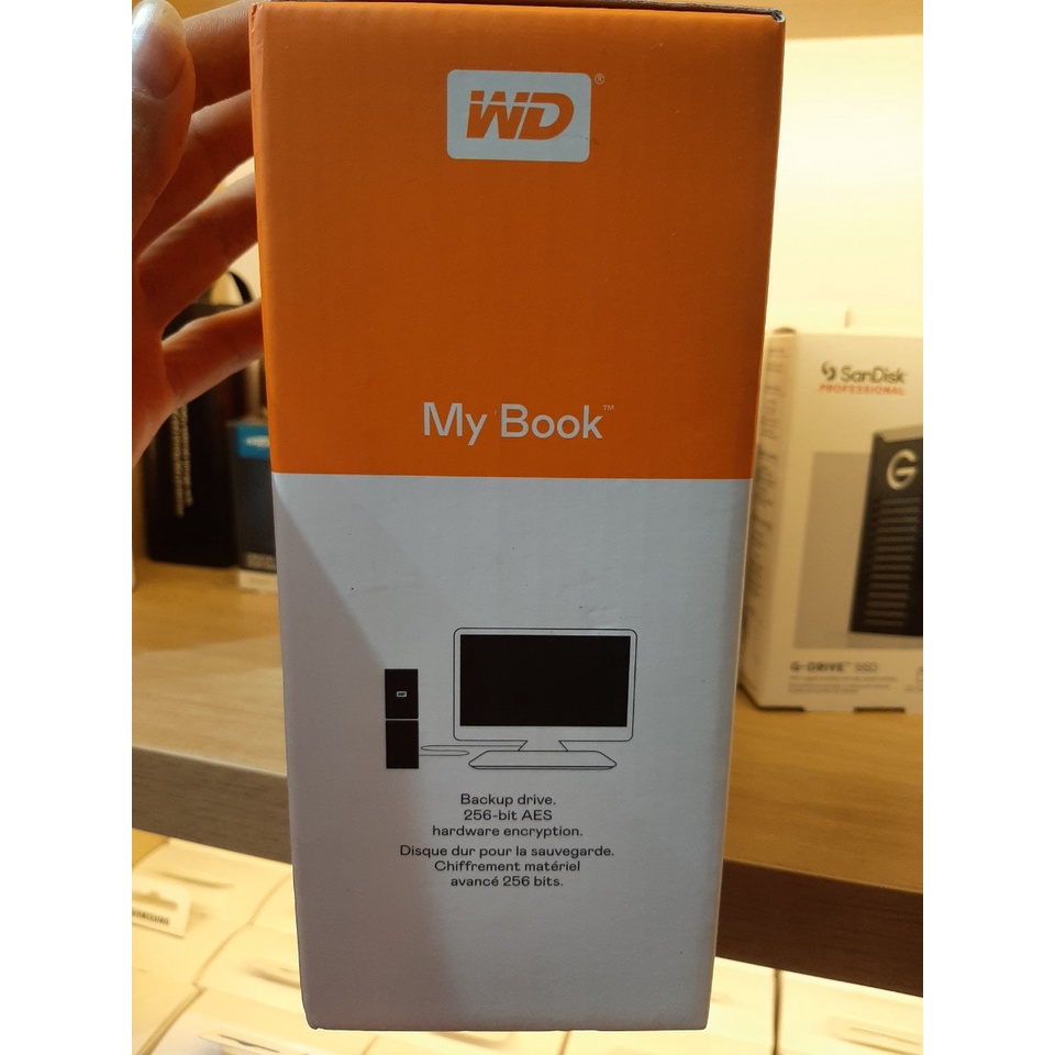 Ổ cứng ngoài HDD 3.5'' WD My Book - 4TB  - Bảo hành 24 tháng