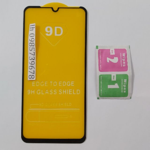 Kính cường lực Vivo V11i Full keo toàn màn hình 9D siêu cứng