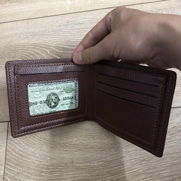 Bóp ví da nam chất liệu da Pu chống nước