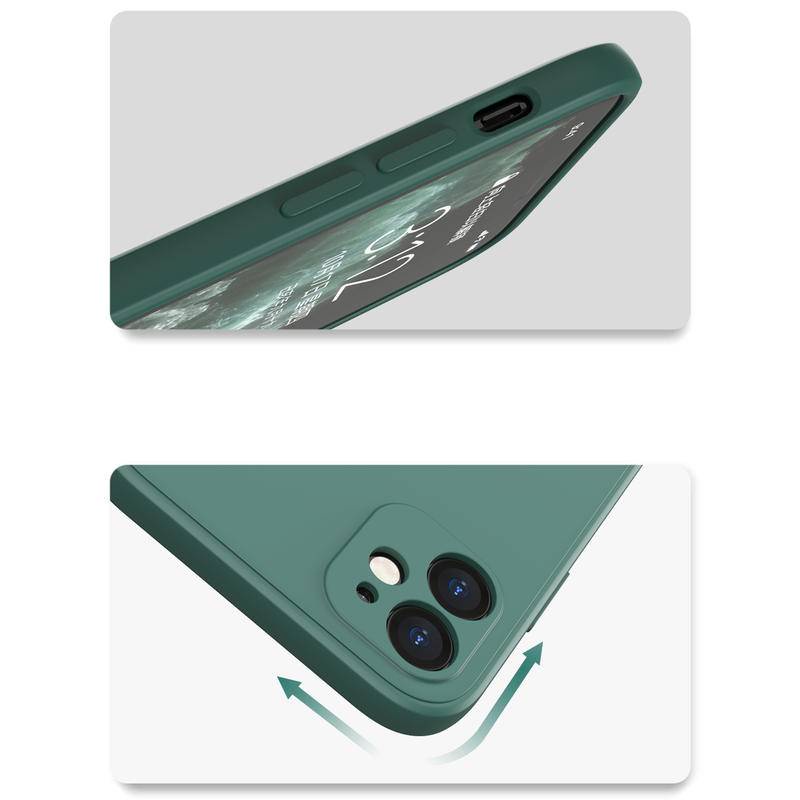Ốp điện thoại trơn cho iPhone 11 12 13 pro max x xs max xr