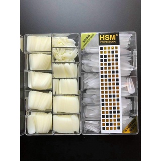 Móng úp HSM ĐỦ phom hộp 500 móng