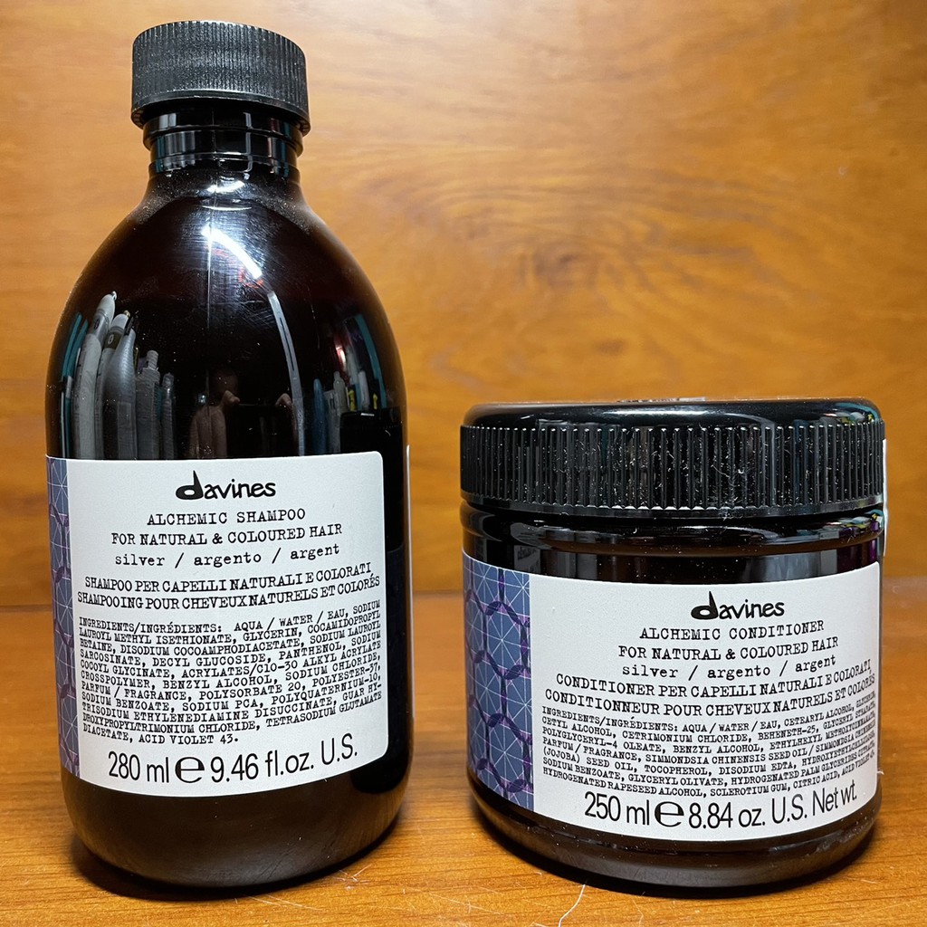 🇮🇹Davines🇮🇹 Gội xả Davines Alchemic cho tóc nhuộm Bạch kim 280ml/250ml