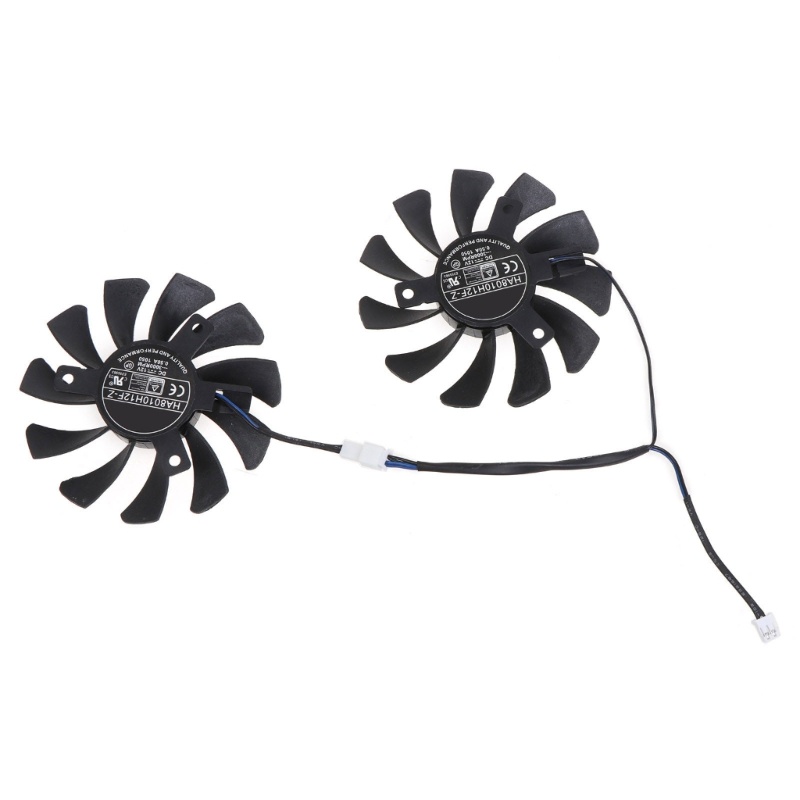 Quạt Tản Nhiệt Đồ Họa 75MM HA8010H12F-Z 2Pin VGA Cho MSI GeForce GTX1650