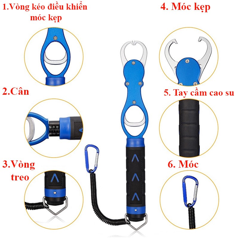 Bộ Kìm Kẹp Cá Đa Năng Gỡ, Buộc Lưỡi Câu Cá Cao Cấp KK-23