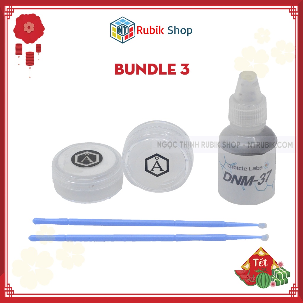 [Cubicle-bundle 3] Combo Angstrom Gravitas &amp; Angstrom Dignitas &amp; DNM 37 10cc dầu bôi trơn rubik