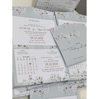 THIỆP CƯỚI HIỆN ĐẠI - HA02 (Giá đã in hoàn thiện)