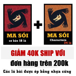 Combo Bài Ma Sói 42 lá và UNO
