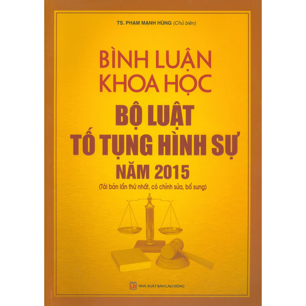 Sách - Bình Luận Khoa Học Bộ Luật Tố Tụng Hình Sự Năm 2015 | BigBuy360 - bigbuy360.vn