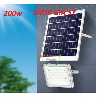 Đèn năng lượng mặt trời, đèn siêu sáng, độ sáng cao50,  100,150, 200W khung nhôm, chống nước bảo hành 2 năm