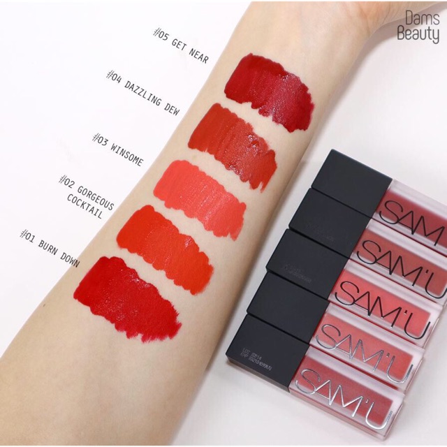 ( có sẵn ) Son kem SAM’U Fluid Matte Lip Tint + Cloud Velvet Lip Tint | WebRaoVat - webraovat.net.vn