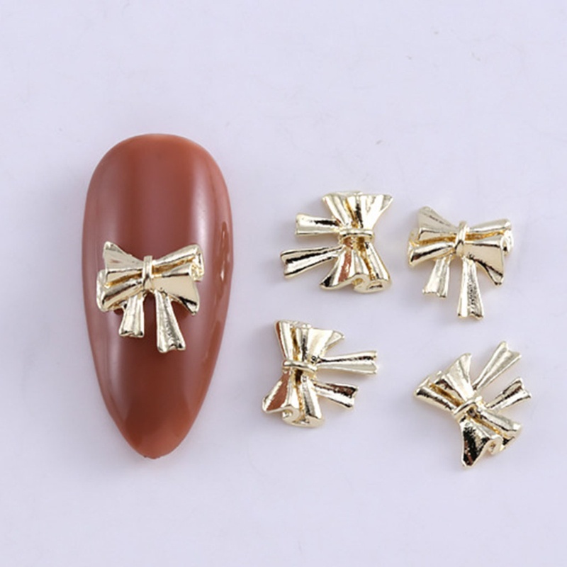 Set 10 Phụ Kiện Trang Trí Móng Tay Nghệ Thuật Hình Trái Tim Xinh Xắn