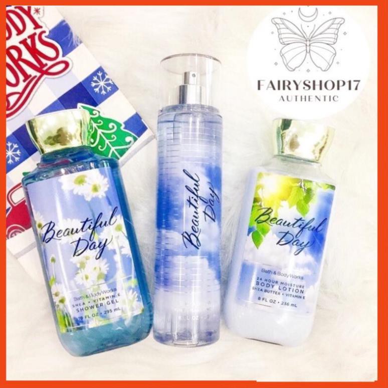 Xịt thơm toàn thân Body Mist BEAUTIFUL DAY Bath&Body Works (30ml-50ml-100ml)