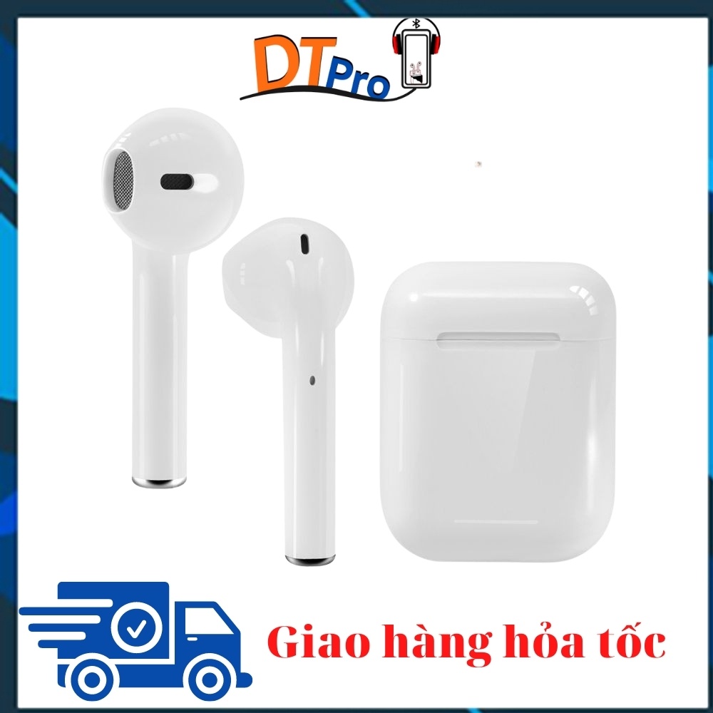 Tai Nghe Bluetooth Không Dây i12 TWS , DTpro , Tai Nghe Chơi Game Nghe Nhạc Giá Rẻ , Tai Phone i12 TWS Chống Nước