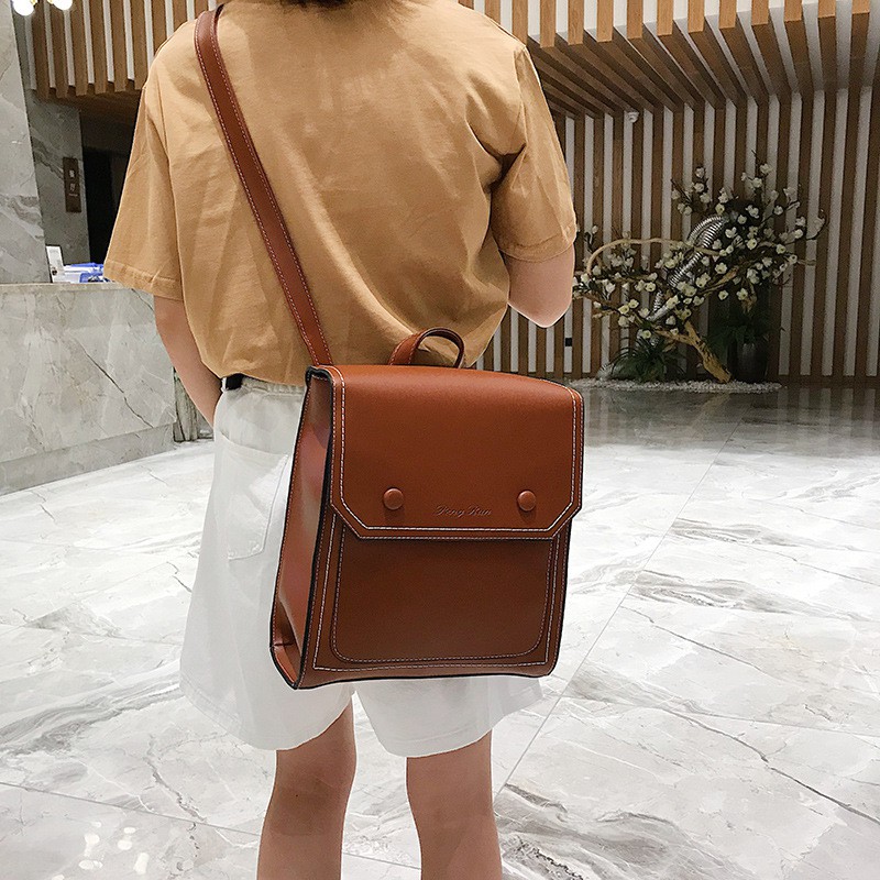 Balo Da Nữ Đẹp Đi Học Mini Cao Cấp Thời Trang VINTAGE Giá Rẻ Vela Store BL02