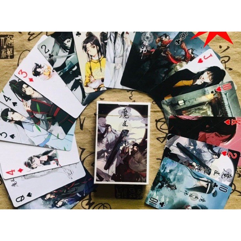 Bộ bài ma đạo tổ sư 54 ảnh khác nhau / bộ bài Tây đam mỹ ma đạo tổ sư