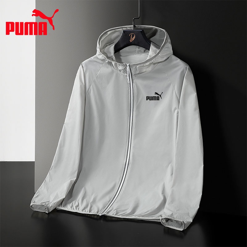 PUMA Áo Khoác Màu Trơn Siêu Nhẹ Nhanh Khô Chống Tia UV Thời Trang Mùa Hè Cho Nam Và Nữ