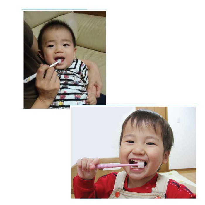 Bàn chải đánh răng 360 độ Higuchi cho trẻ từ 3 tuổi Hàng Nội Địa Nhật