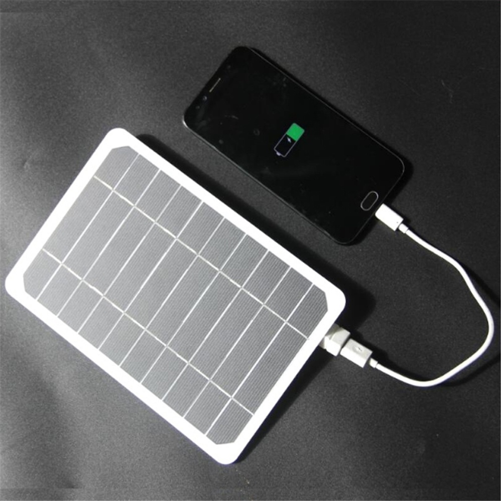 Tấm pin mặt trời VIRWIR 5V 10W tiện dụng cho đèn pin điện thoại