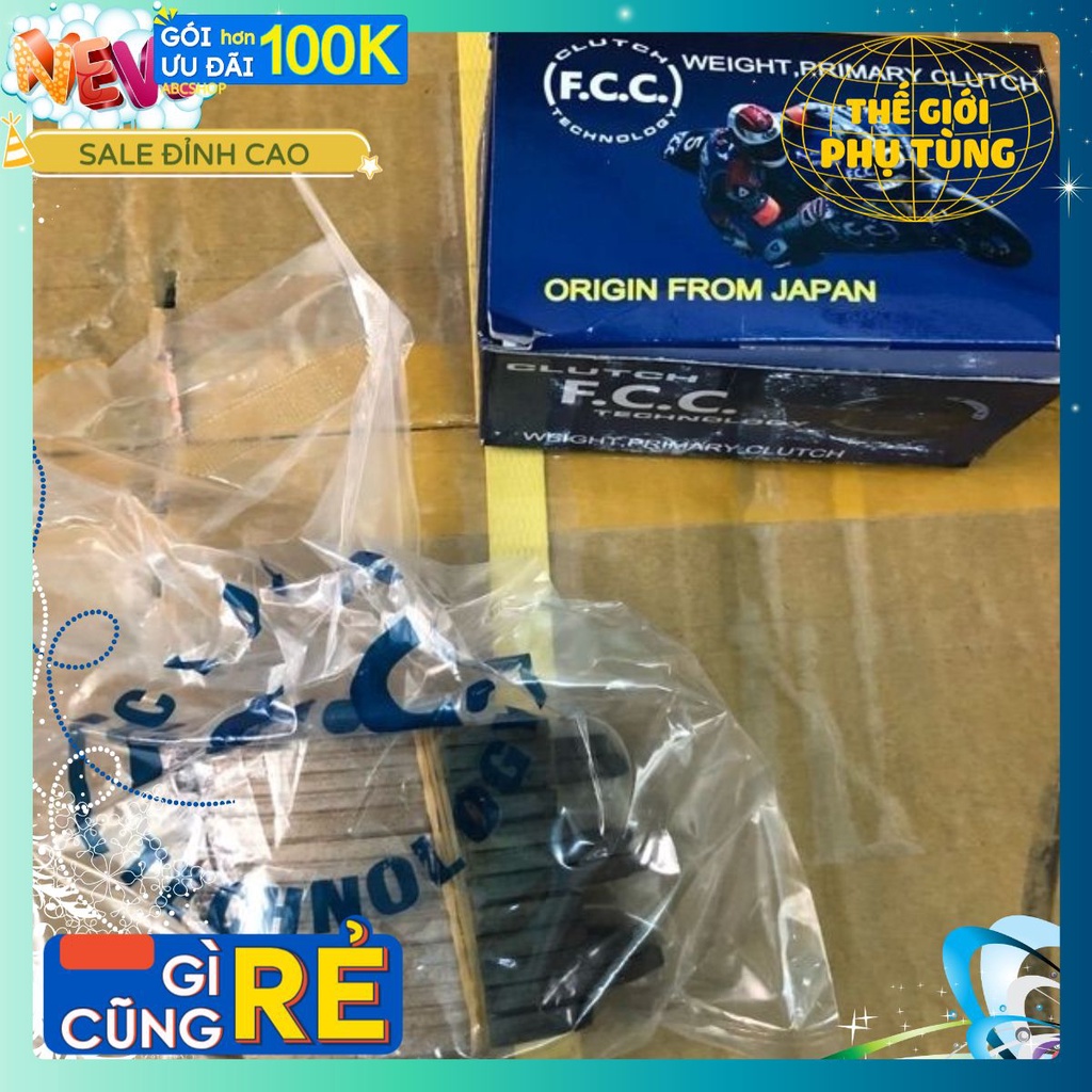 Bố 3 càng dream Việt, wave 100 110 Rs Rsx Rsv S Future Blade hãng FCC (guốc văng ly hợp búa côn ba càng Blade, đã tiện)