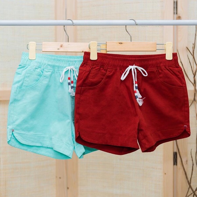 Quần kaki short thun lai bầu