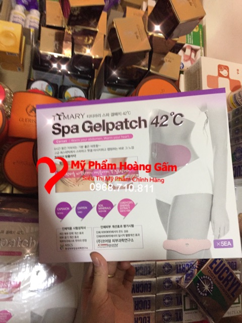 {Chính Hãng} Miếng dán tan mỡ Spa gel patch 42 độ c chính hãng