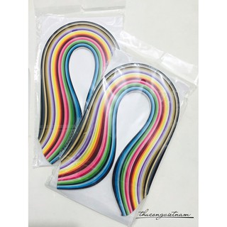 Bộ dụng cụ cuốn giấy quilling,Bộ quilling dụng cụ làm 10 thiệp Giáng Sinh 6*9cm