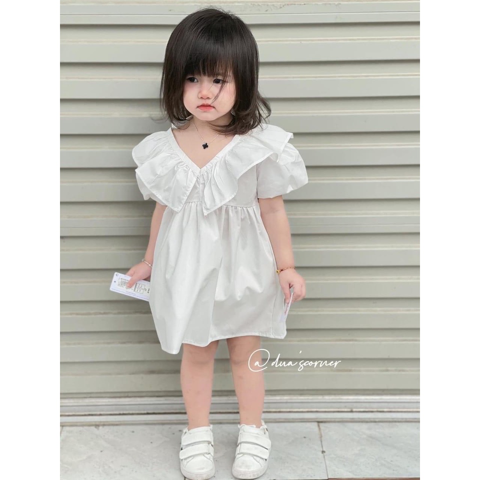 Váy cổ tim bèo hottrend cho bé AM956 TTR220