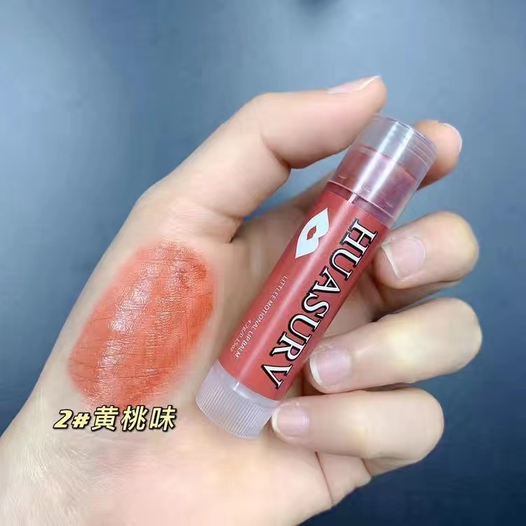 [Hàng mới về] Son sáp HUASURV dưỡng ẩm giảm nếp nhăn môi lên màu tự nhiên