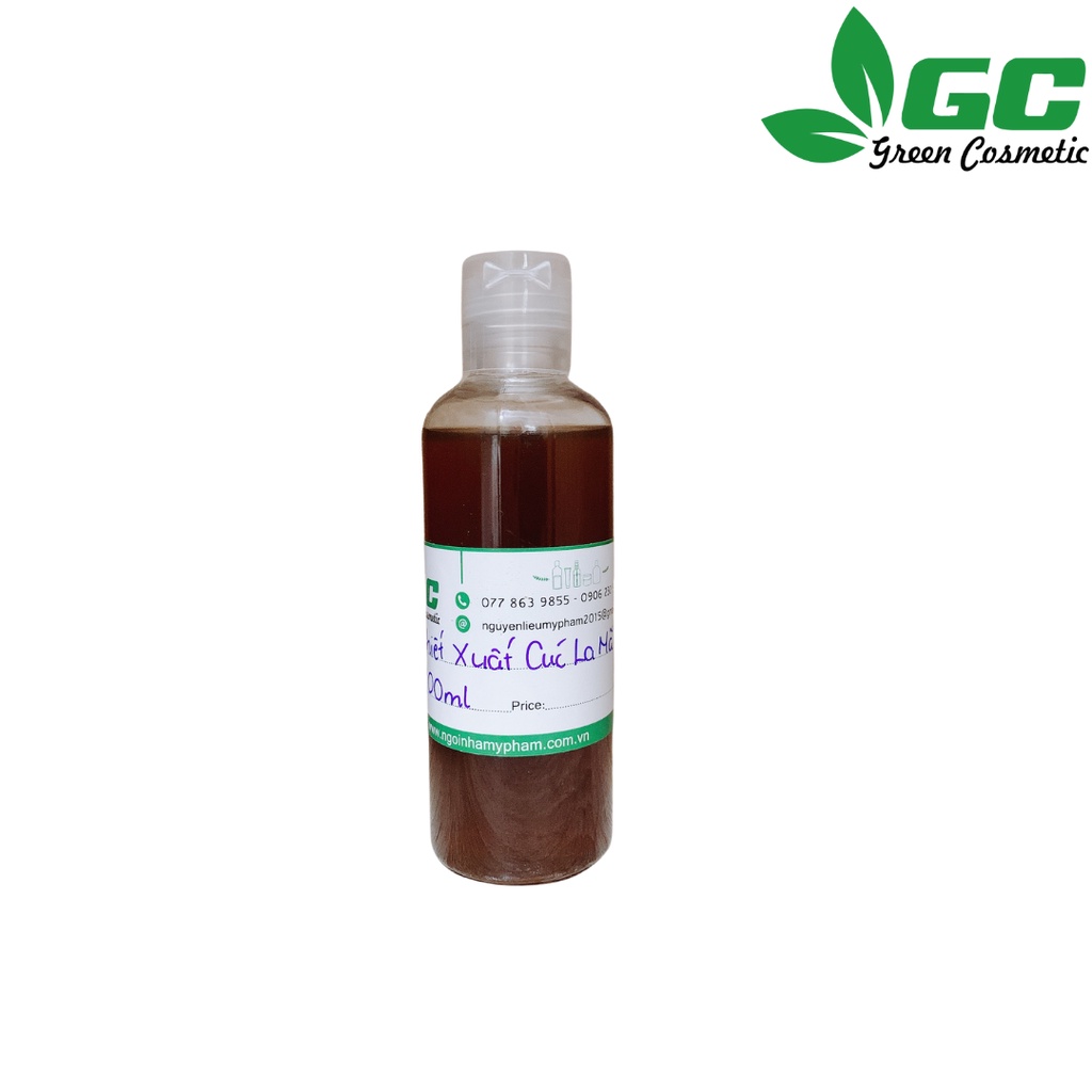 Chiết Xuất Cúc La Mã Nâu - nguyên liệu mỹ phẩm - 100mL