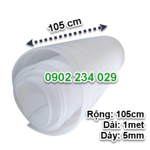 2 Mét Mút Xốp Pe Foam Dày 5mm/ 5ly Bọc Gói Hàng Giá Rẻ