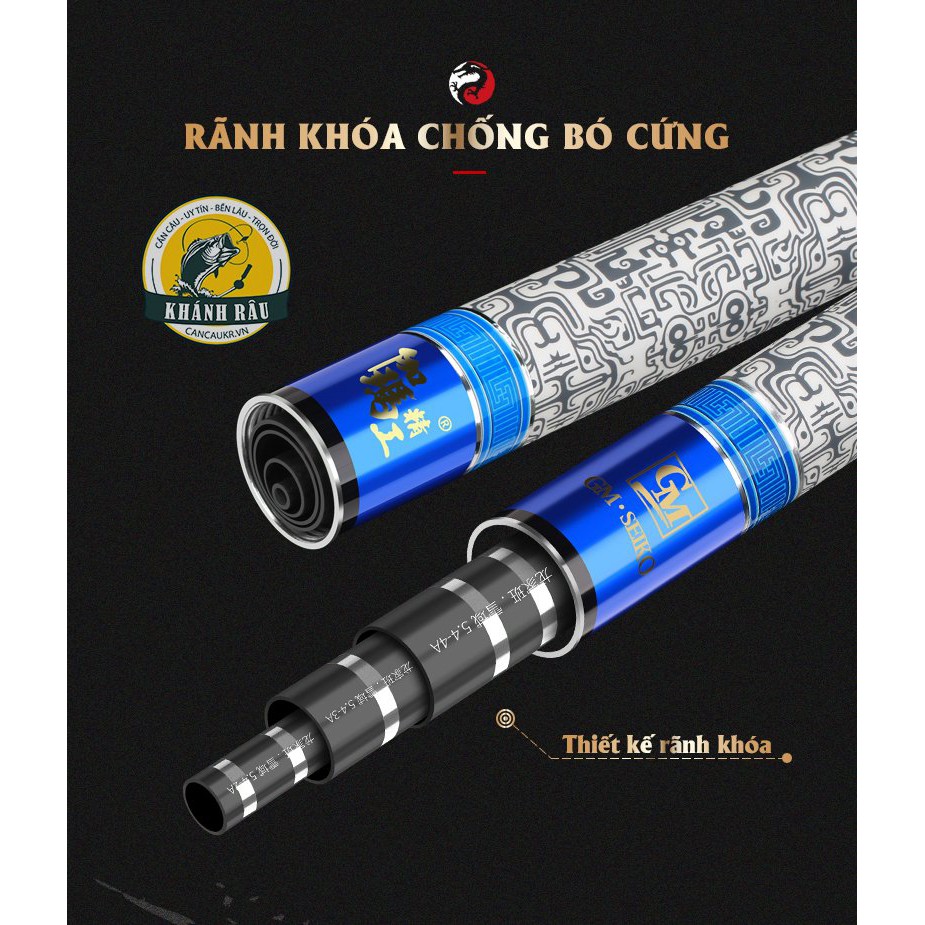 Cần Tay Đánh Tốc Độ GAMA-SEIKO Bạch Long 5H Chính Hãng