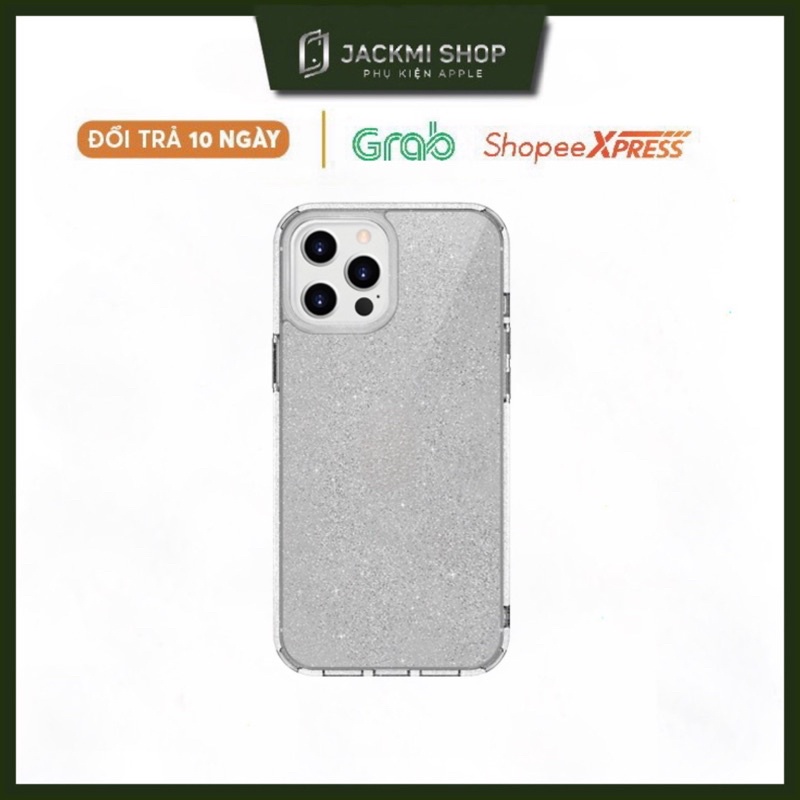 Ốp lưng UNIQ Hybrid Lifepro Tinsel Antimicrobial cho điện thoại ip 13 Pro Max/ 13 Pro/ 13/ 12 Pro Max/ 12 Pro/ 12