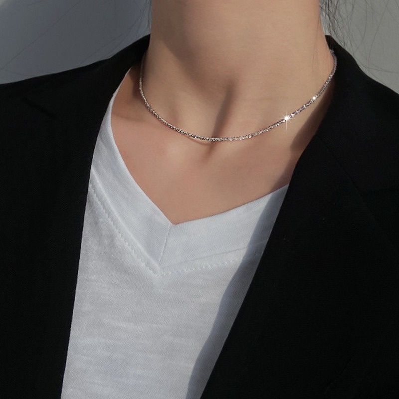 Vòng cổ choker We Flower đính kim sa lấp lánh thời trang cho nữ