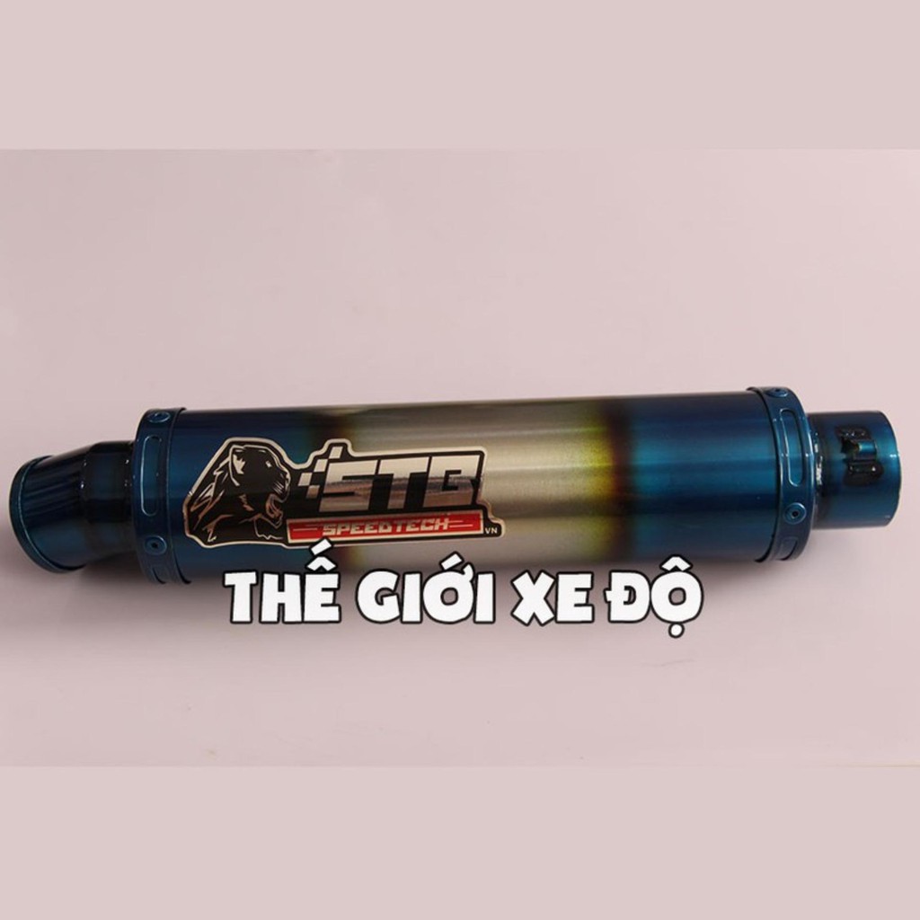 Pô STB titan full cổ inox độ pô Raider, Exciter, Winner, Axelo, Fz,GSX