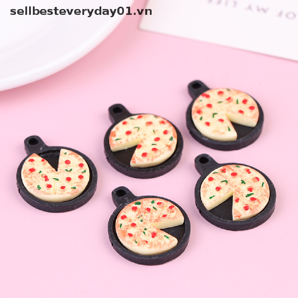 1 Bộ Đĩa Đồ Chơi Làm Bánh Pizza Trái Cây Trang Trí Nhà Búp Bê