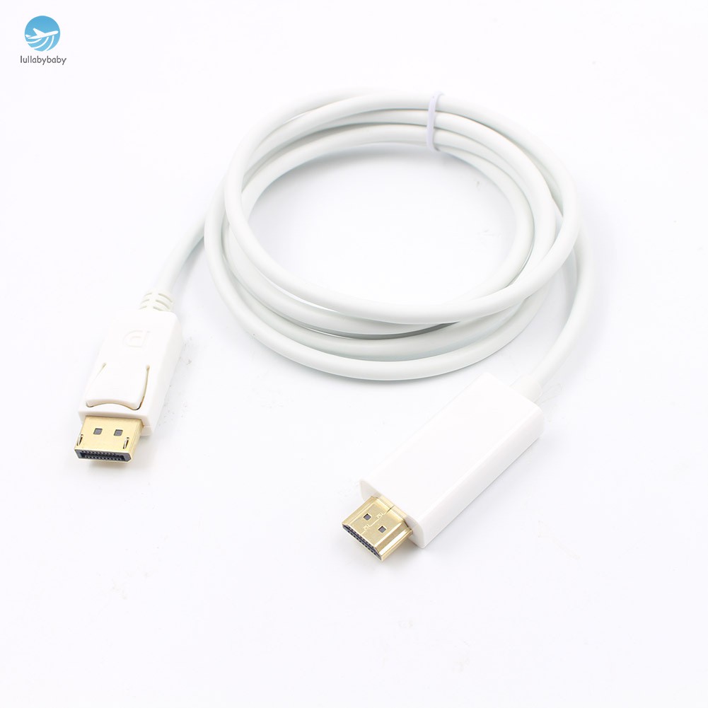 6ft Displayport Display Port DP to HDMI Adapter Converter Cable for PC Laptop HD Projector | BigBuy360 - bigbuy360.vn