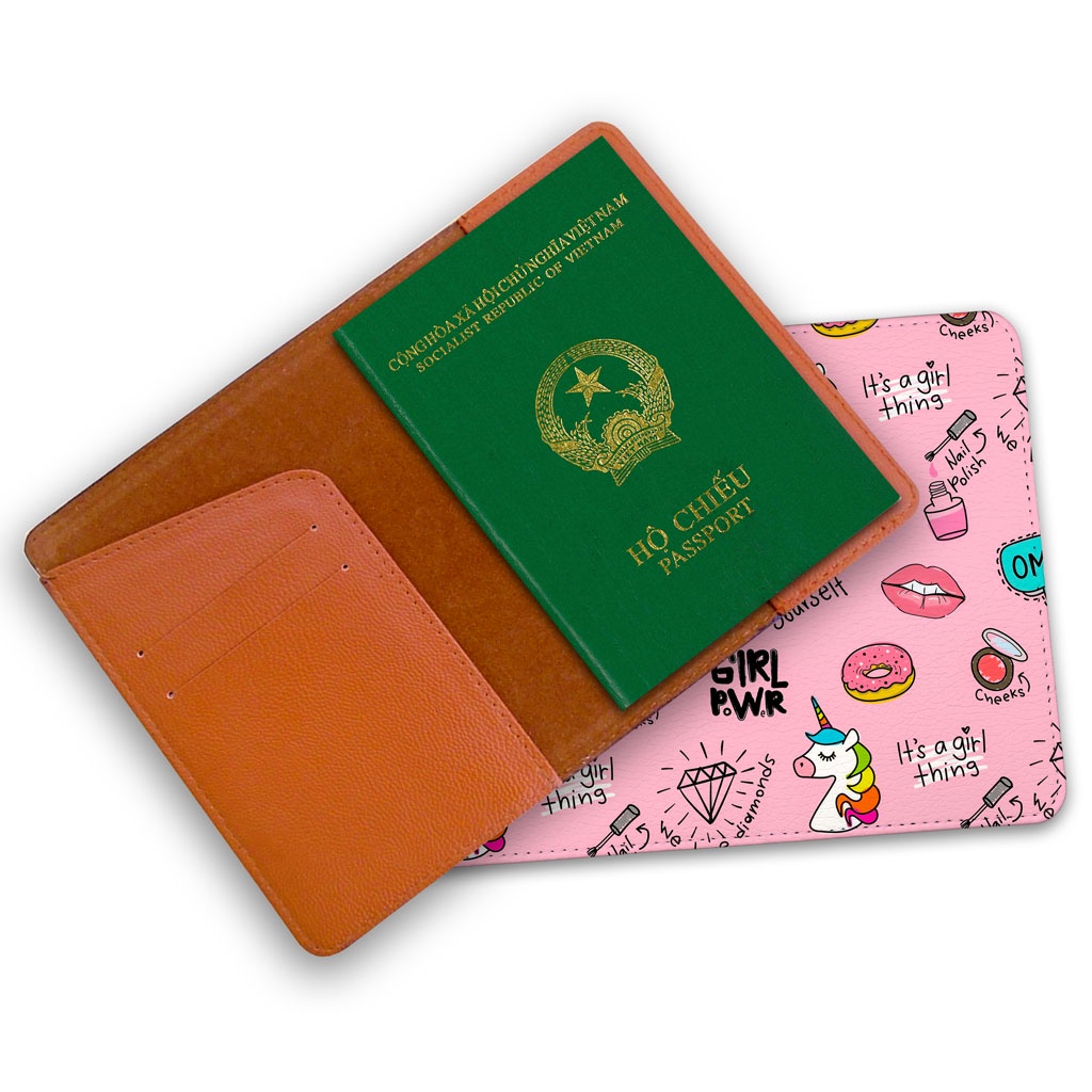 Bao Da Hộ Chiếu - Ví Đựng Passport Du Lịch  Ngựa Một Sừng Unicorn - LT020 STORMBREAKER