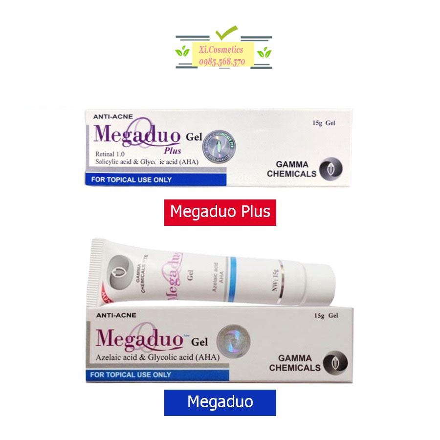 Megaduo Gel giảm mụn ẩn, giảm thâm, dưỡng da - Megaduo AHA - Megaduo Plus 15g