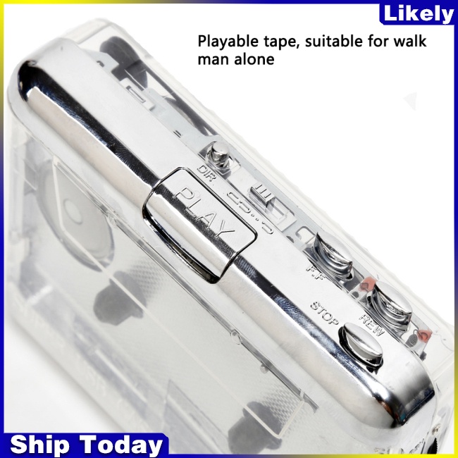 Bộ Máy Ghi Âm Băng Cát-Xét Sang Mp3 Loại c Trong Suốt