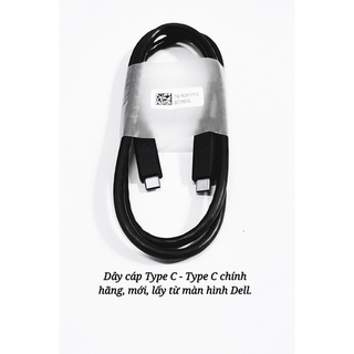Dây cáp Type C - Type C lấy từ màn hình Dell, dây zin chính hãng, mới 100%