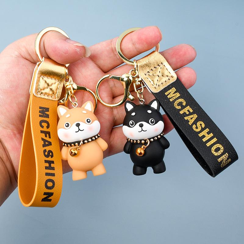 Móc khóa chó Husky - chó mặt Ngáo -phụ kiện túi xách