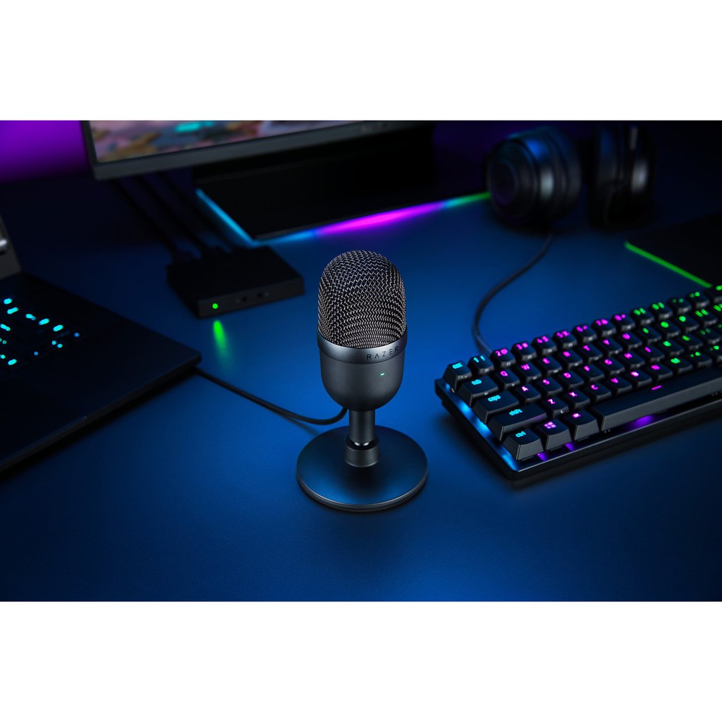 Microphone Razer Seiren Mini (Black/White/Pink) Hàng Chính Hãng