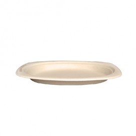 Combo 50 cái Đĩa Bã Mía OVal 6.5in mã P009