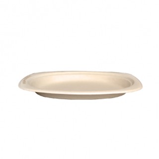 Combo 50 cái Đĩa Bã Mía OVal 6.5in mã P009