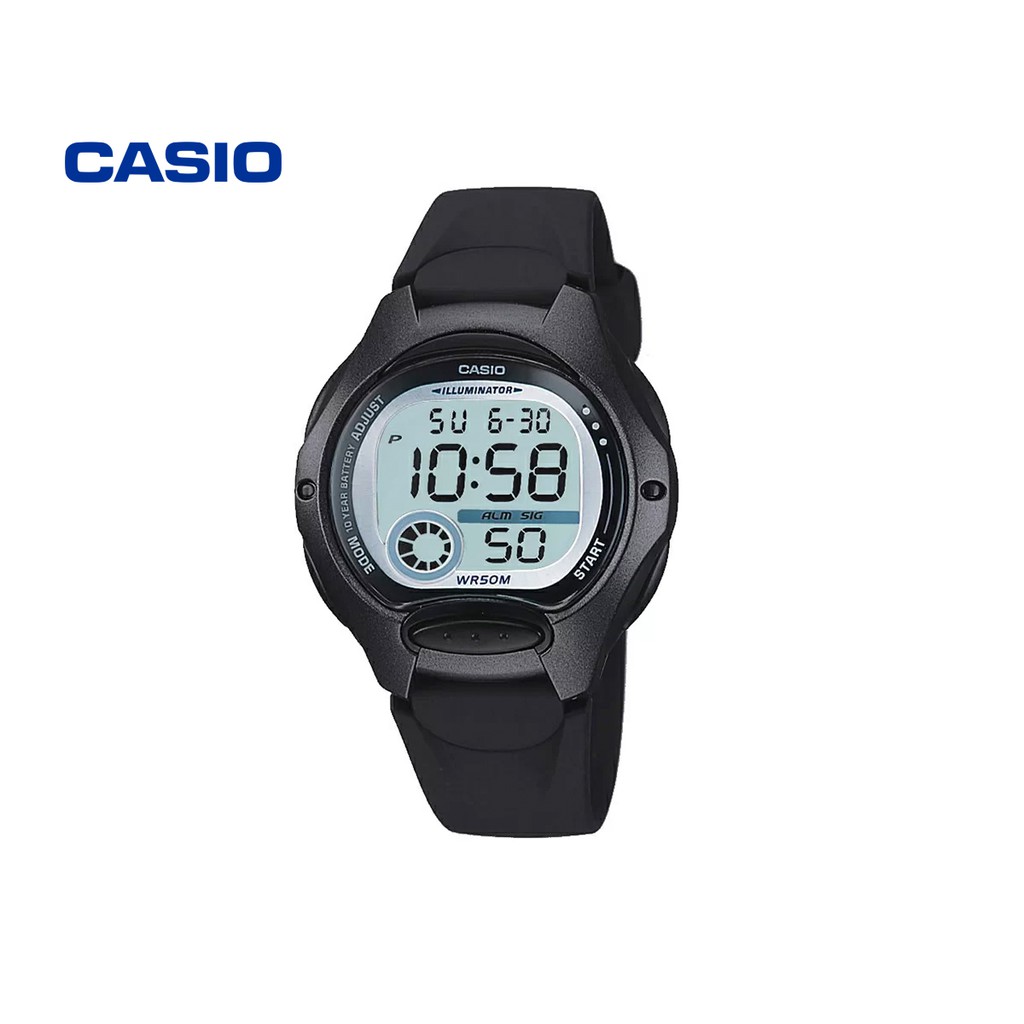 Đồng hồ trẻ em CASIO LW-200-1BVDF chính hãng - Bảo hành 1 năm, Thay pin miễn phí trọn