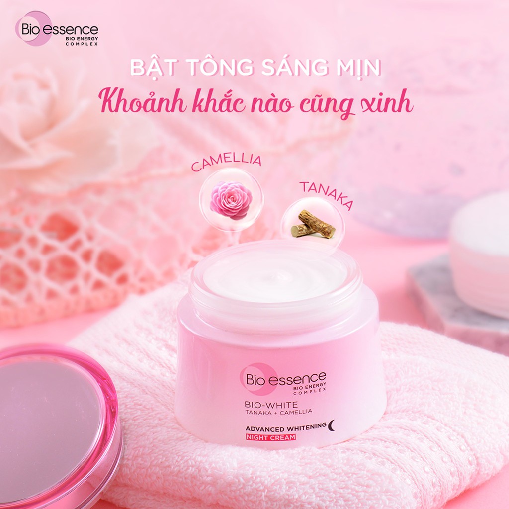 [Mã FMCGMALL -8% đơn 250K] Combo dưỡng da sáng mịn Bio-Essence Bio-White Kem dưỡng ngày và đêm (50gr x2) | BigBuy360 - bigbuy360.vn