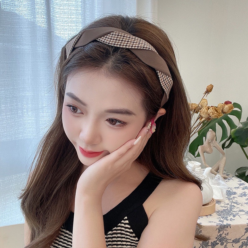 Băng đô MANYUE dạng xoắn phong cách cổ điển thanh lịch dành cho nữ