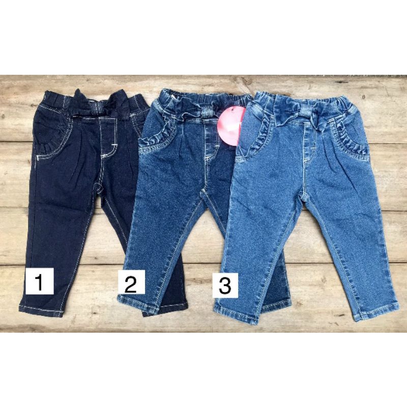 Quần jean Edwin bé gái