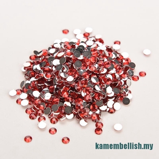 Set 1000 Hạt Đá Pha Lê Tròn 4mm Tự Trang Trí Móng Tay